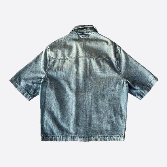 Louis Vuitton Blue Monogram Workwear Denim Shirt - Picture 2 of 8